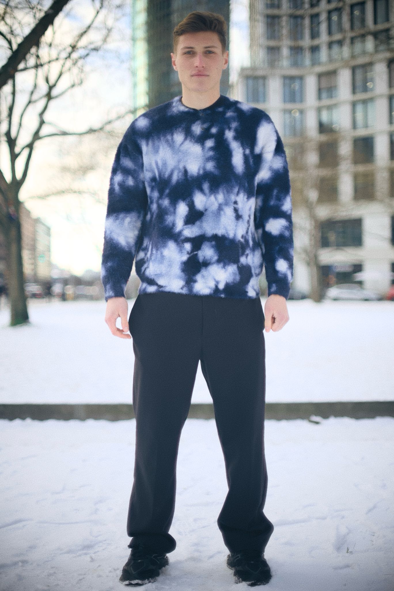 LIGHTNING FURRY KNIT