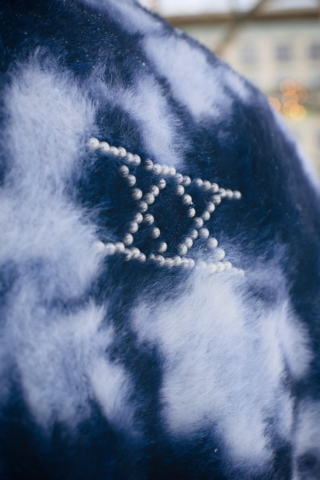 LIGHTNING FURRY KNIT